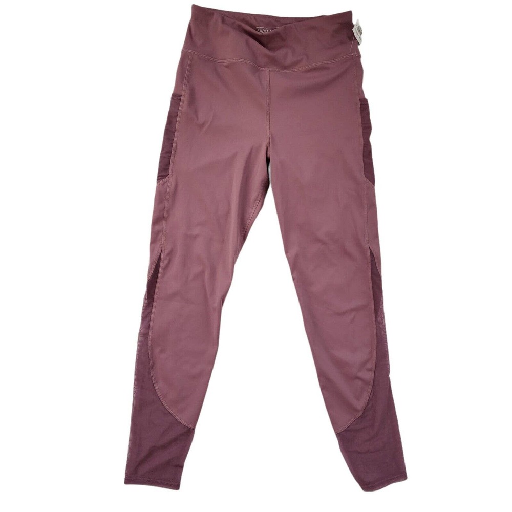 Purple Yoga leggings SMALL WALKPOP BY Adore Me PLUM PIE Mesh NWT